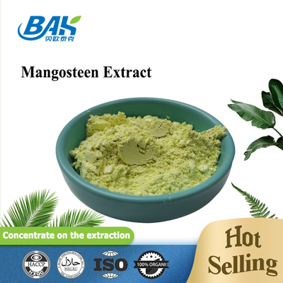 Ingrédients cosmétiques naturels d'extrait de mangoustan 10% - 90% Α-Mangostin Brown Yellow Powder