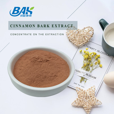 BAK Cinnamomum de haute qualité Cassia Presl Extrait de cannelle poudre rouge brune 100% Pass 80 Mesh