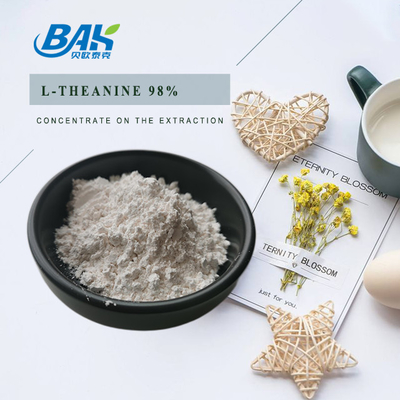 CAS NO 3081-61-6 Extrait de plantes naturelles pour une alimentation saine Extrait de thé vert en poudre Théanine 98% en poudre