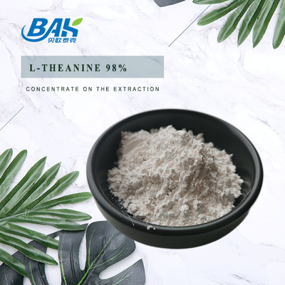CAS NO 3081-61-6 Extrait de plantes naturelles pour une alimentation saine Extrait de thé vert en poudre Théanine 98% en poudre