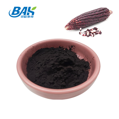 BAK Factory en gros Anthocyanine 35% Zea Mays extrait de maïs violet poudre violette foncée