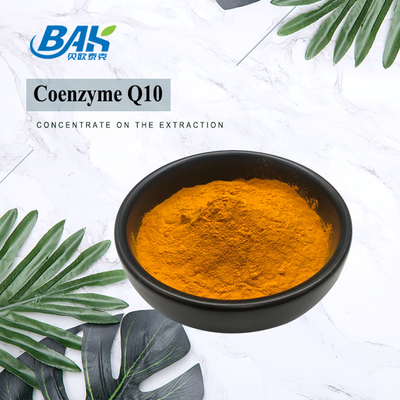 Le coenzyme anti-vieillissement Q10 saupoudrent la poudre de 40 Mesh Yellow To Orange Crystalline