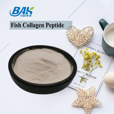 Peptide de collagène de poissons de peau d'échelle jaune-clair à la poudre 100 de Brown maille 80 40