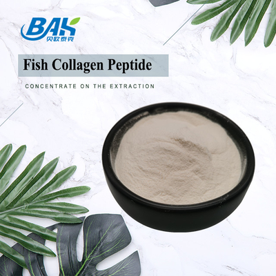 Peptide de collagène de poissons de peau d'échelle jaune-clair à la poudre 100 de Brown maille 80 40