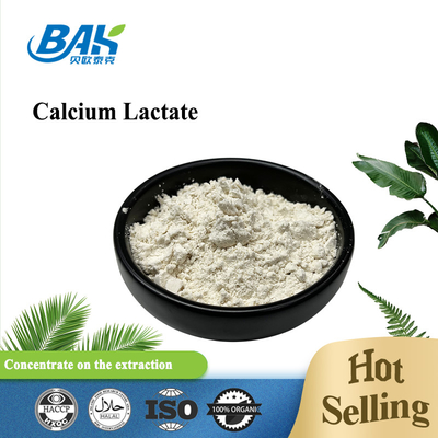 Poudre blanche naturelle d'additifs de lactate de calcium de 96%