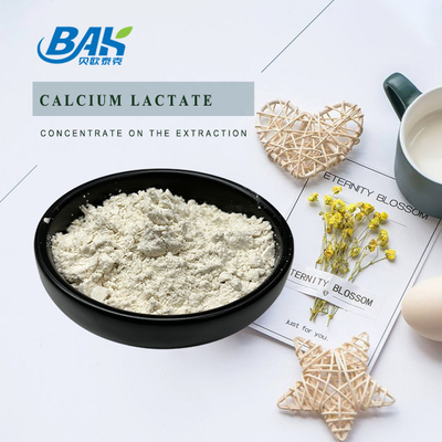 Poudre blanche naturelle d'additifs de lactate de calcium de 96%