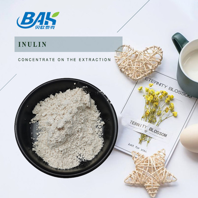 Poudre blanche 95% d'additifs d'édulcorants d'inuline de racine de chicorée