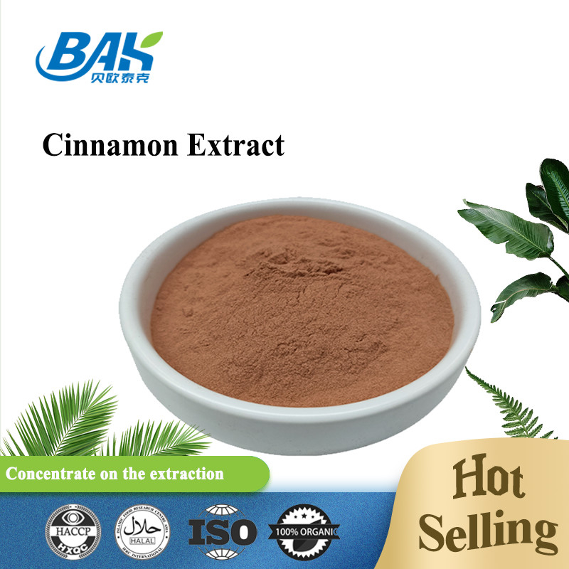 BAK Cinnamomum de haute qualité Cassia Presl Extrait de cannelle poudre rouge brune 100% Pass 80 Mesh